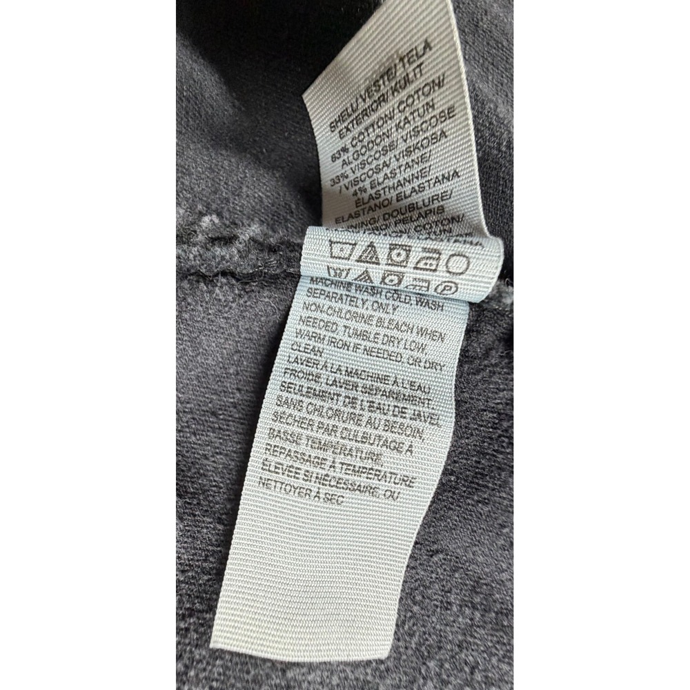 Lucky Brand Womens XL Velvet Western Shirt Charcoal Gray Snap Front Shacket - Picture 5 of 10